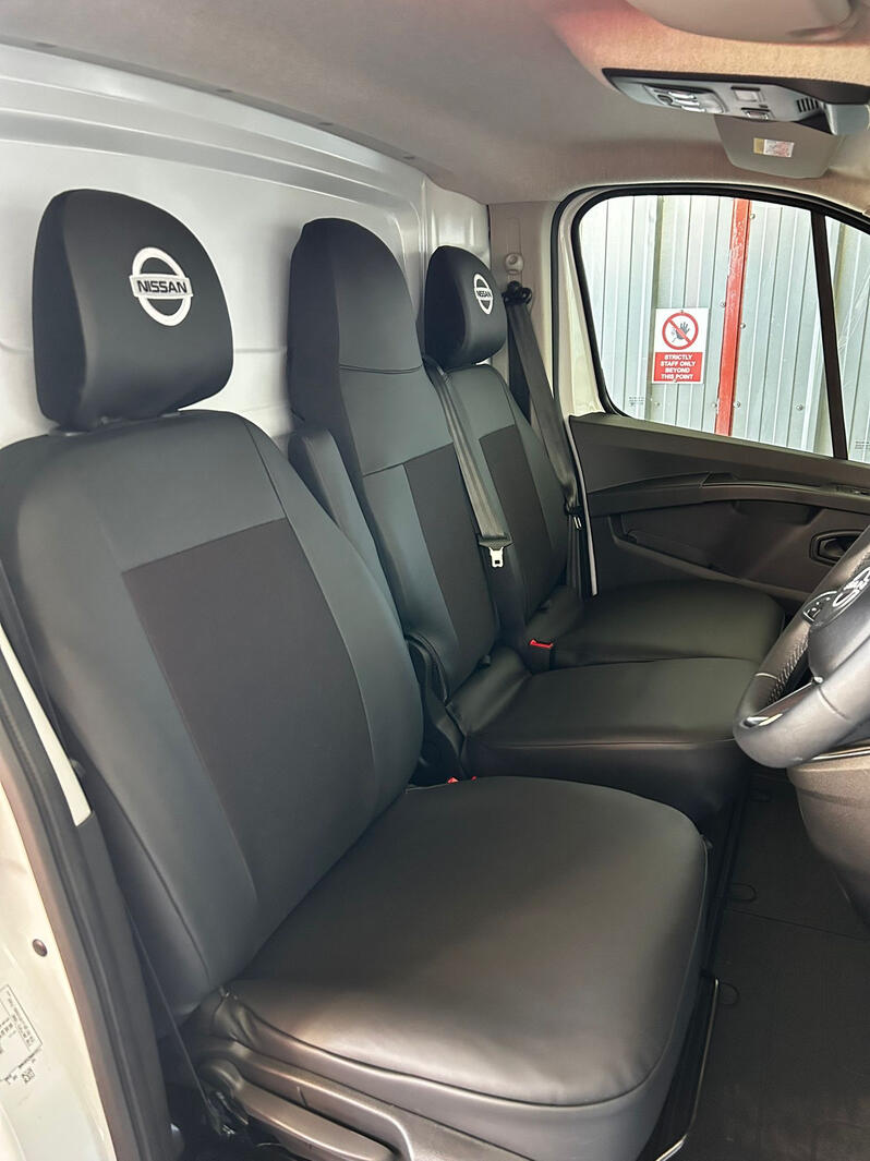 Black Fabric Back Panel